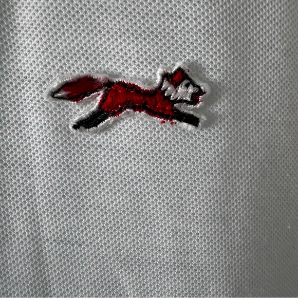 Vintage The Fox White Polo Shirt Men’s L-Red Fox Logo, Classic Preppy Style - Picture 5 of 14